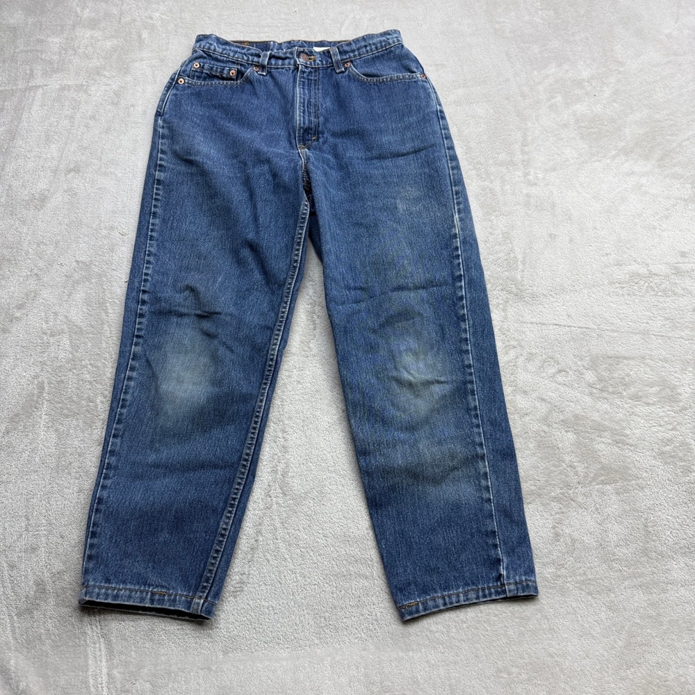 Vintage Levi's 512 Slim Fit Tapered Leg Jeans Womens 12 Short High Rise USA Made